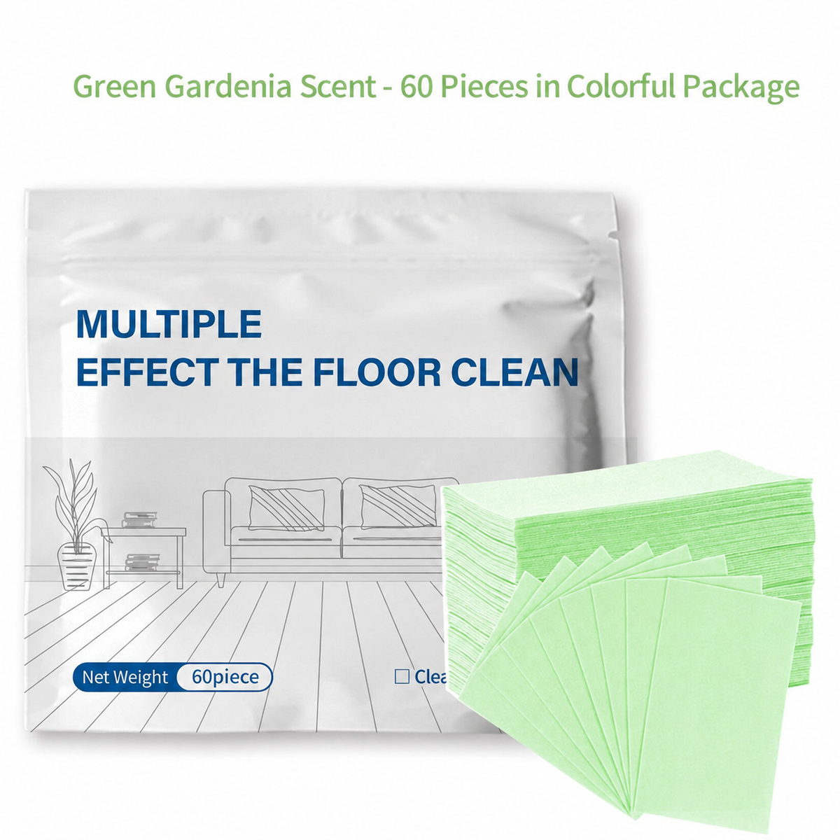 60 Floor Cleaning Sheets – Fresh Scent