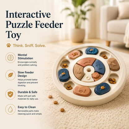 Sorelvina® Interactive Puzzle Feeder Toy