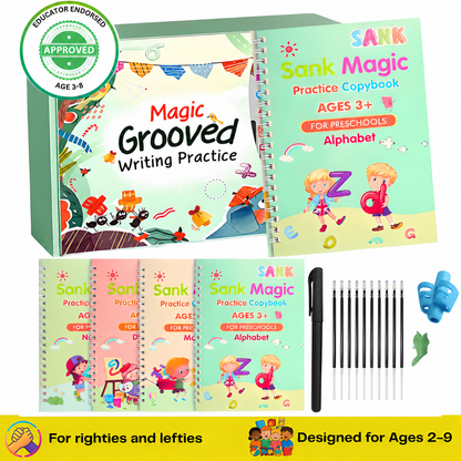 Sorelvina TraceJoy™ Reusable Handwriting Book Set