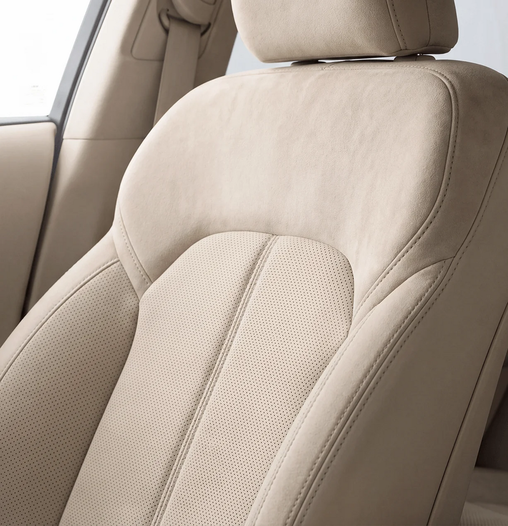 Car seat fabric surface