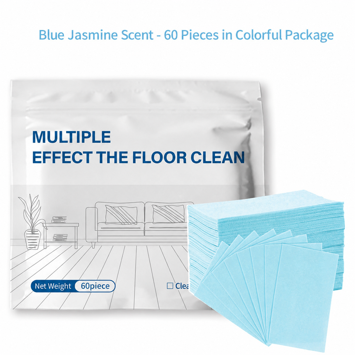 60 Floor Cleaning Sheets – Fresh Scent