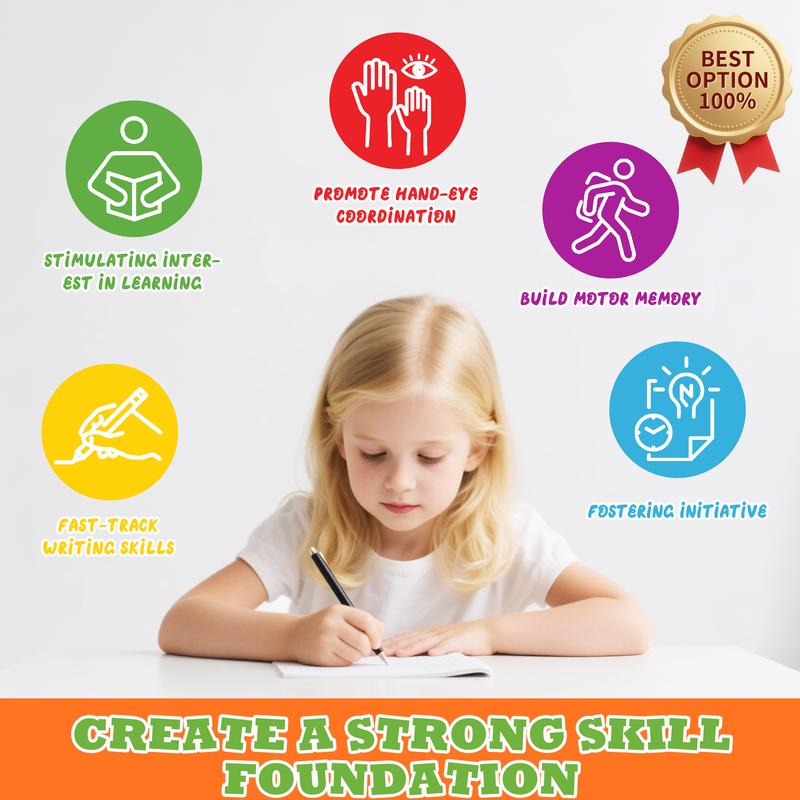 Sorelvina TraceJoy™ Reusable Handwriting Book Set