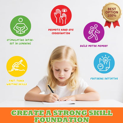 Sorelvina TraceJoy™ Reusable Handwriting Book Set