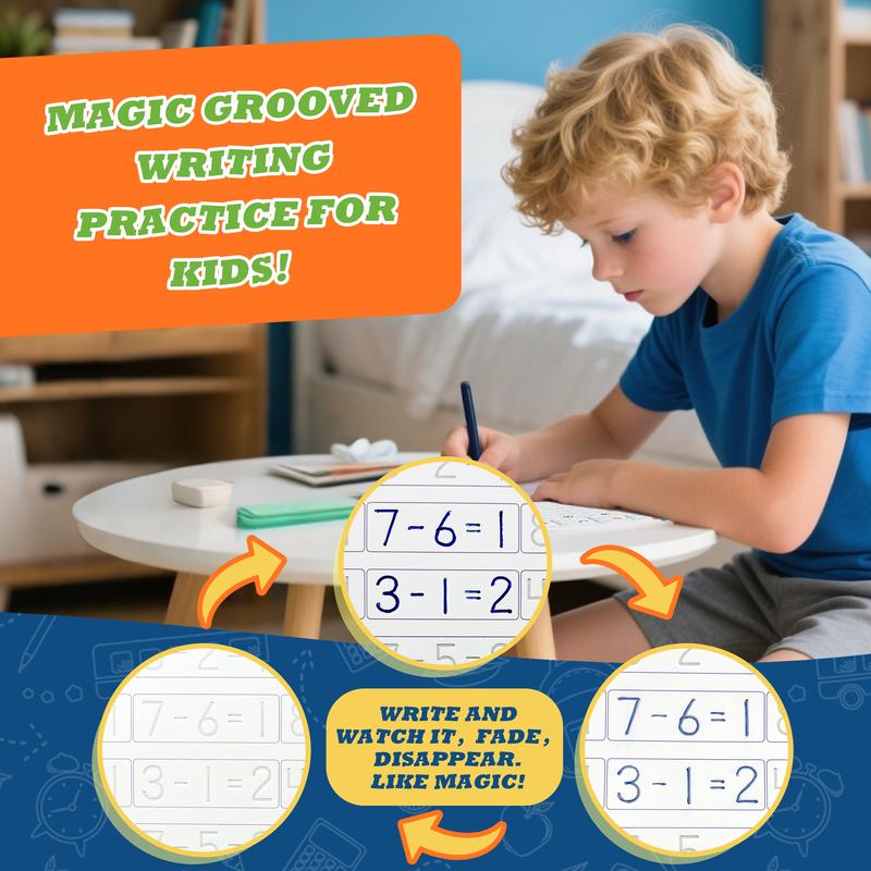 Sorelvina TraceJoy™ Reusable Handwriting Book Set